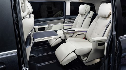 Mercedes V-Class rear seats