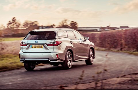 Lexus RX L rear cornering