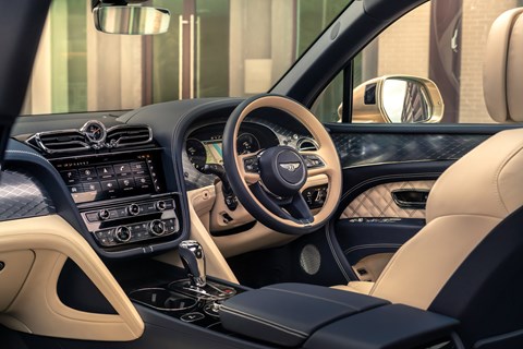 bentayga hybrid interior