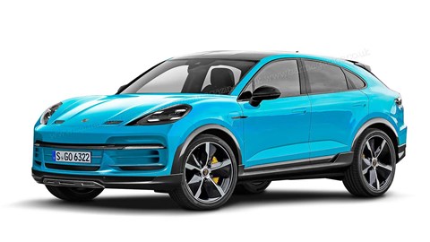 Porsche Macan electric artist's impression