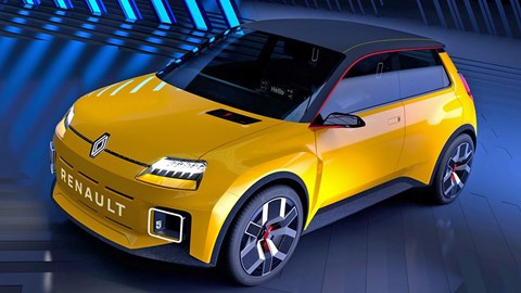 Yellow Renault 5 concept