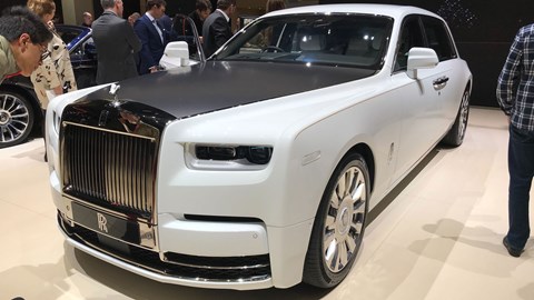 Rolls-Royce launches Bespoke programme at Geneva 2019 - Phantom Tranquility front view