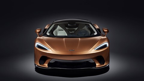 The new McLaren GT from the front