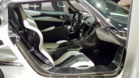 Koenigsegg Jesko megacar at the 2019 Geneva motor show - interior