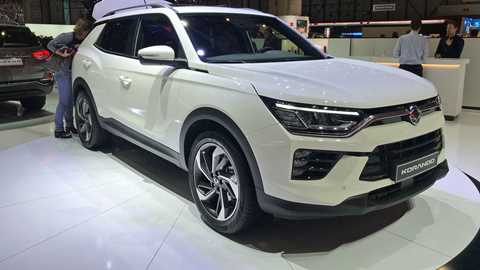 SsangYong Korando at the 2019 Geneva motor show - front view