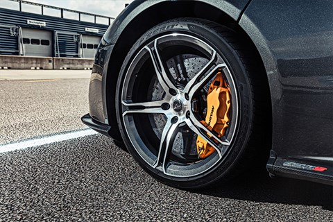 Ceramic brakes on our McLaren 650S Spider