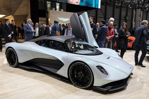 The Aston Martin Project 003 at the 2019 Geneva motor show