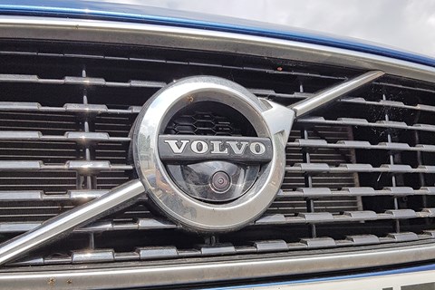 Volvo badge camera