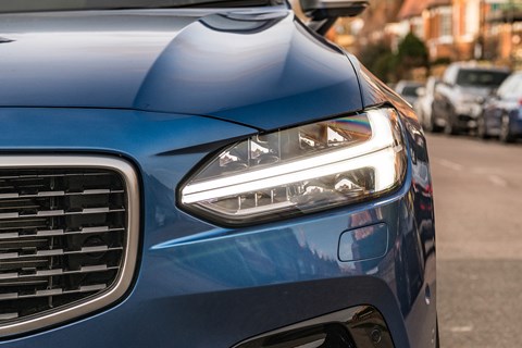 Volvo S90 long-term headlight