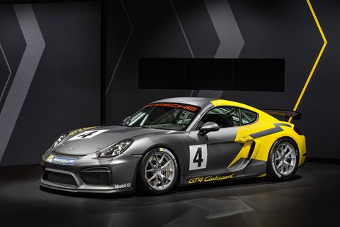 The new 2016 Porsche Cayman GT4 Clubsport