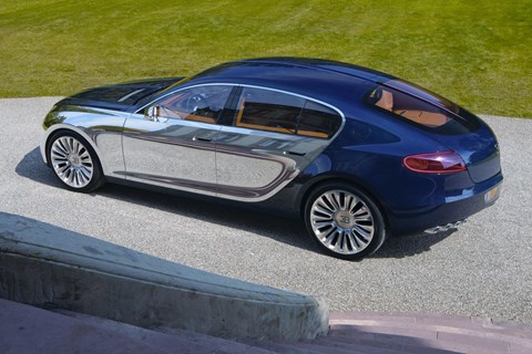 The Bugatti 16C Galibier concept car was shown a decade ago, in September 2009