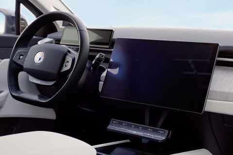 Fisker Ocean dashboard