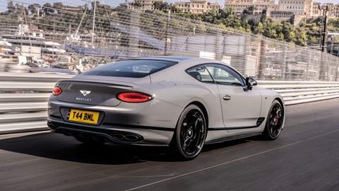 Bentley Continental GT S rear driving