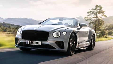 Bentley Continental GTC S front driving
