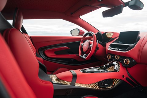 DBS GT Zagato interior