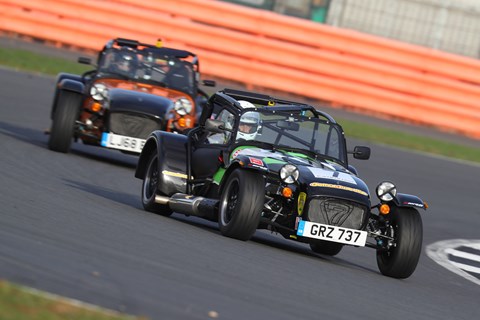 Caterham Enduro cornering