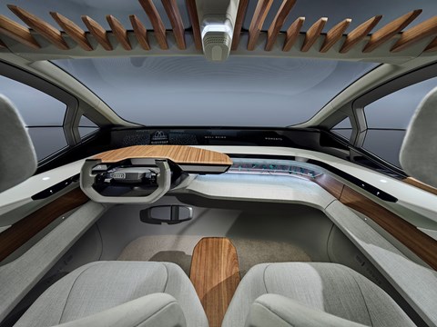 Audi AI:me concept car interior 