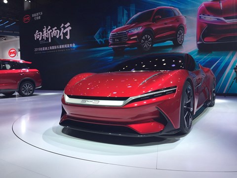 BYD E-Seed GT electric supercar at 2019 Shanghai motor show