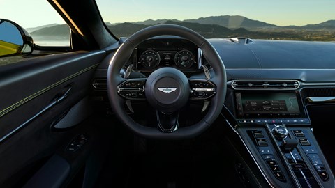 Aston Martin Vantage steering wheel