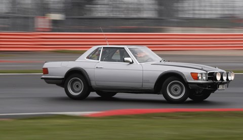 Mercedes 125 racing history 450 SLC