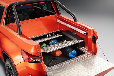 Skoda Mountiaq rear load bay