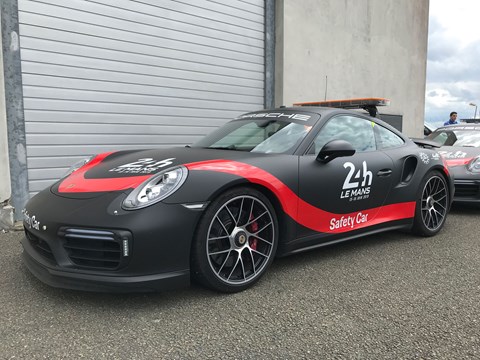 Porsche 911 Turbo safety car at 2019 Le Mans 24hrs