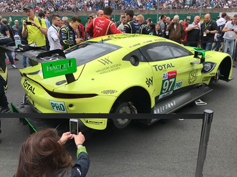 Aston Martin on pole in the GTE Pro class