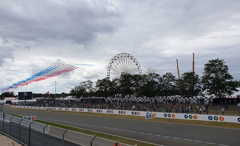 Fly past at Le Mans 24hrs
