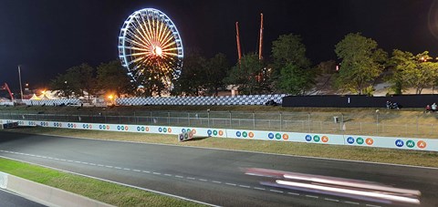 Le Mans at night