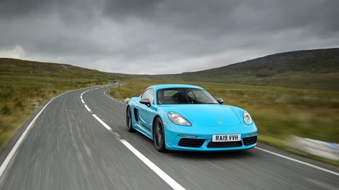 Porsche Cayman sports car 2024