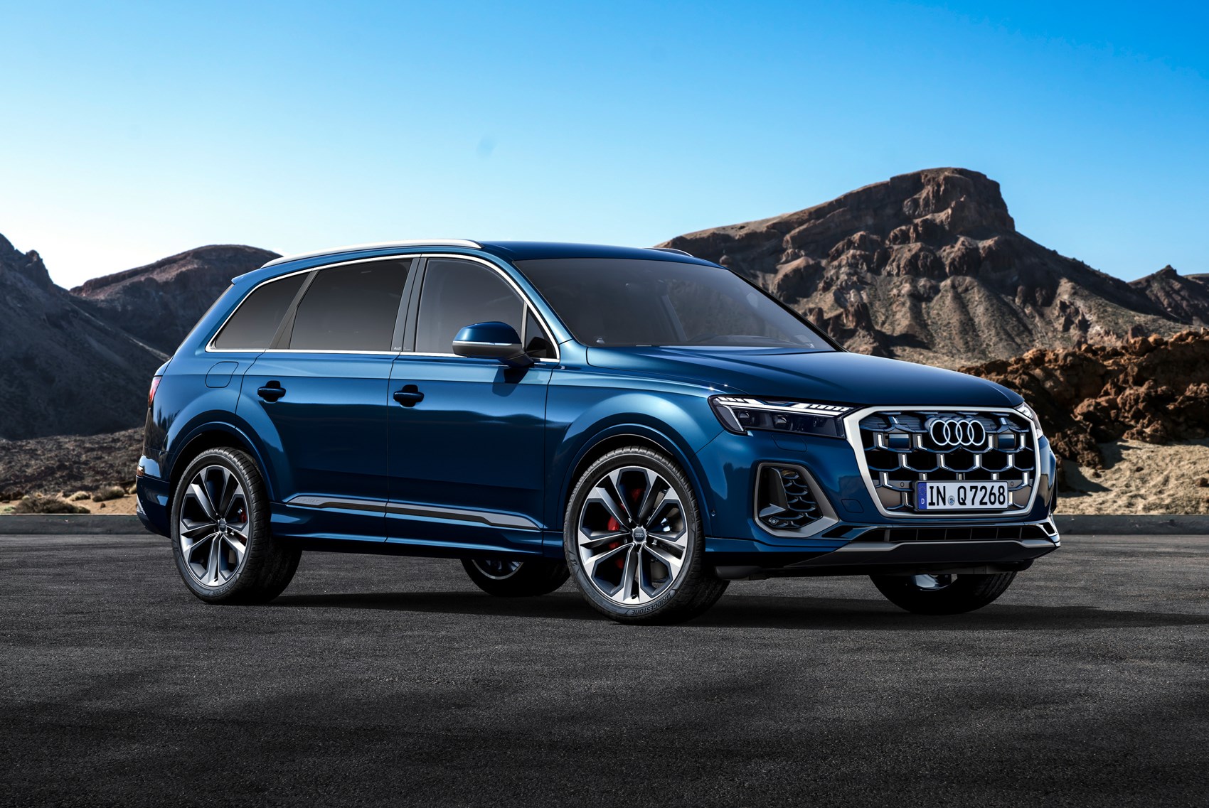 Audi's Q7 now has a more customisable face