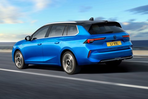 astra estate rear tracking