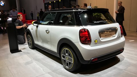 Mini Electric at the Frankfurt motor show 2019 - rear view