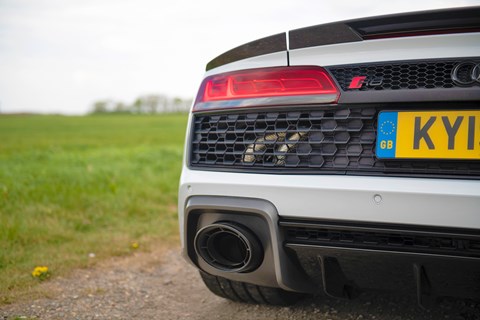 Audi R8 exhaust