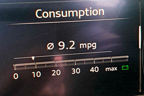 R8 LTT mpg