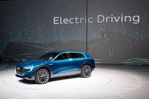 Audi's take on the electric SUV: the Q6-previewing E-tron concept