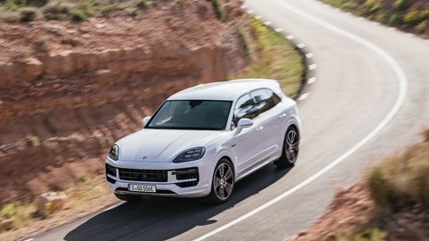 Best SUVs in 2024 - Porsche Cayenne e-Hybrid cornering