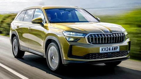 Best SUVs in 2024 - Skoda Kodiaq on UK roads