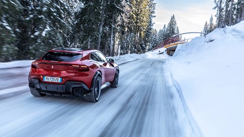 Best SUVs in 2024 - Ferrari Purosangue in winter