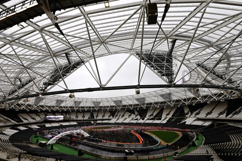 Race of Champions 2015 was held in London's Olympic stadium