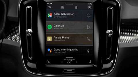 Volvo's new infotainment system is powered by Google Android Automotive OS