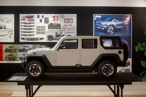 Inside Jeep model