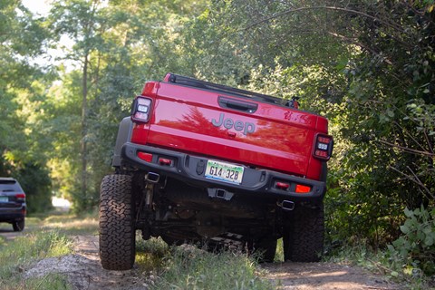 Inside Jeep gladiator