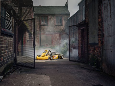 James Taylor's racing kart