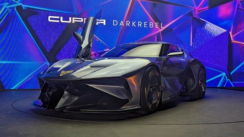Cupra DarkRebel on its show stand at the Munich Motor Show