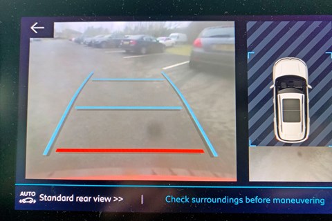 C5 aircross parking camera