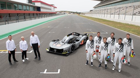 Peugeot 9X8 WEC racer and team