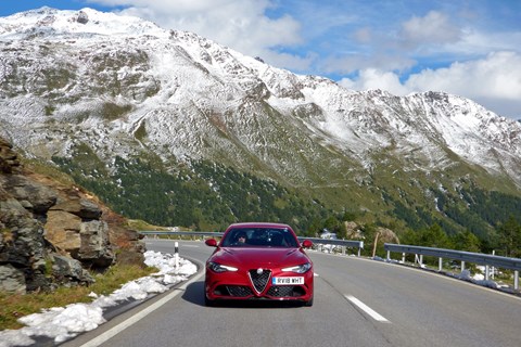 Alfa Romeo Giulia Q Bernina Pass 2019