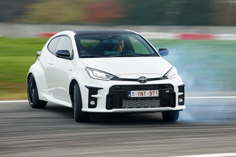 Toyota GR Yaris drifting