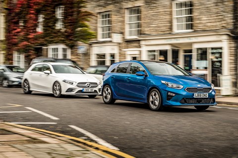 Kia Ceed Mercedes A-Class